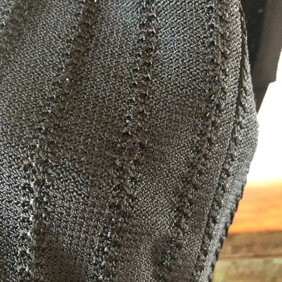 St. John Sport button down collar open knit sweater midilength shirt dre… - Picture 13 of 14